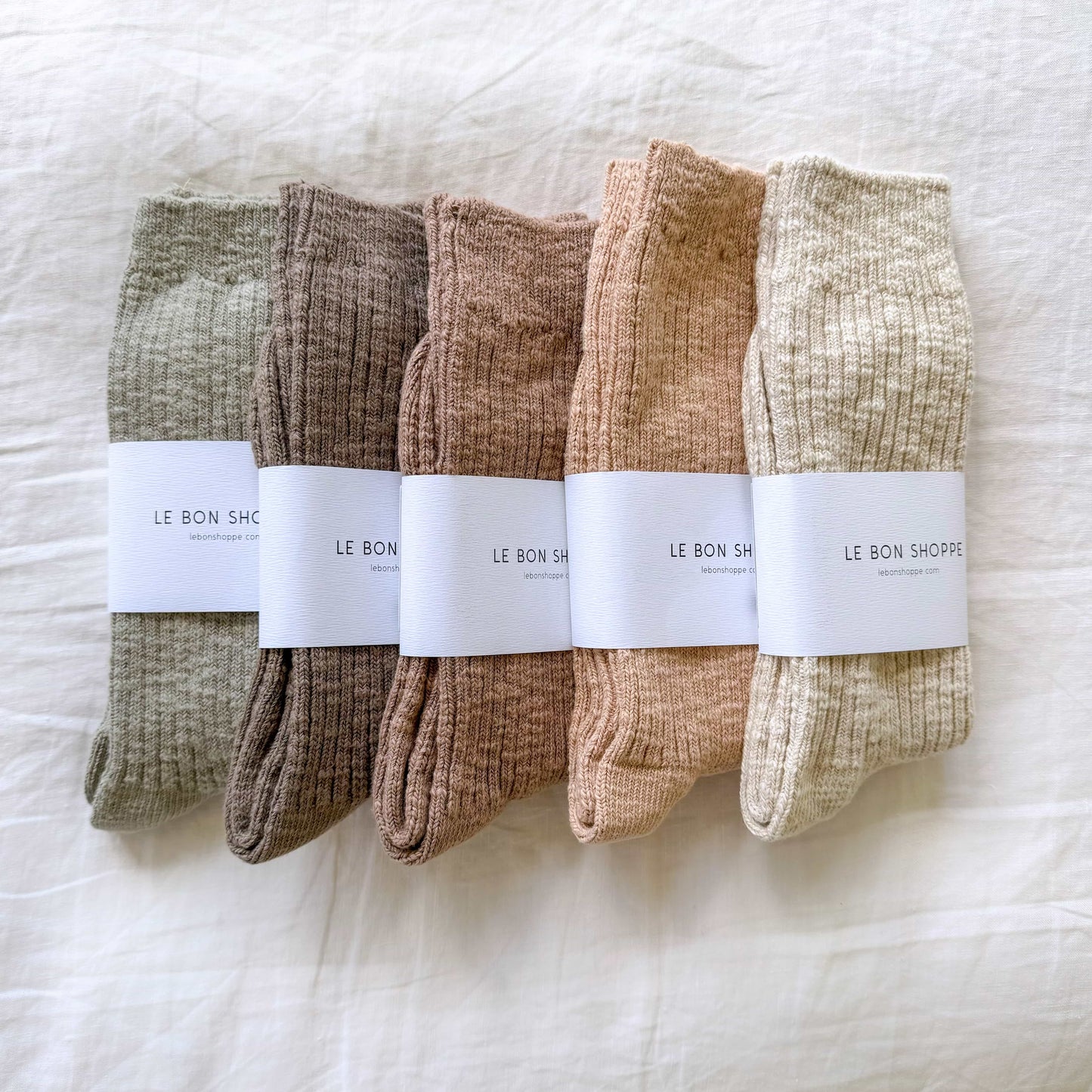 Flax Cotton Cottage Socks