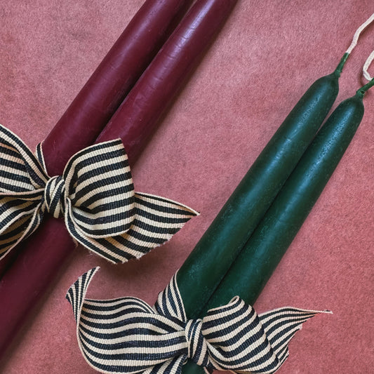 Beeswax Taper Candles