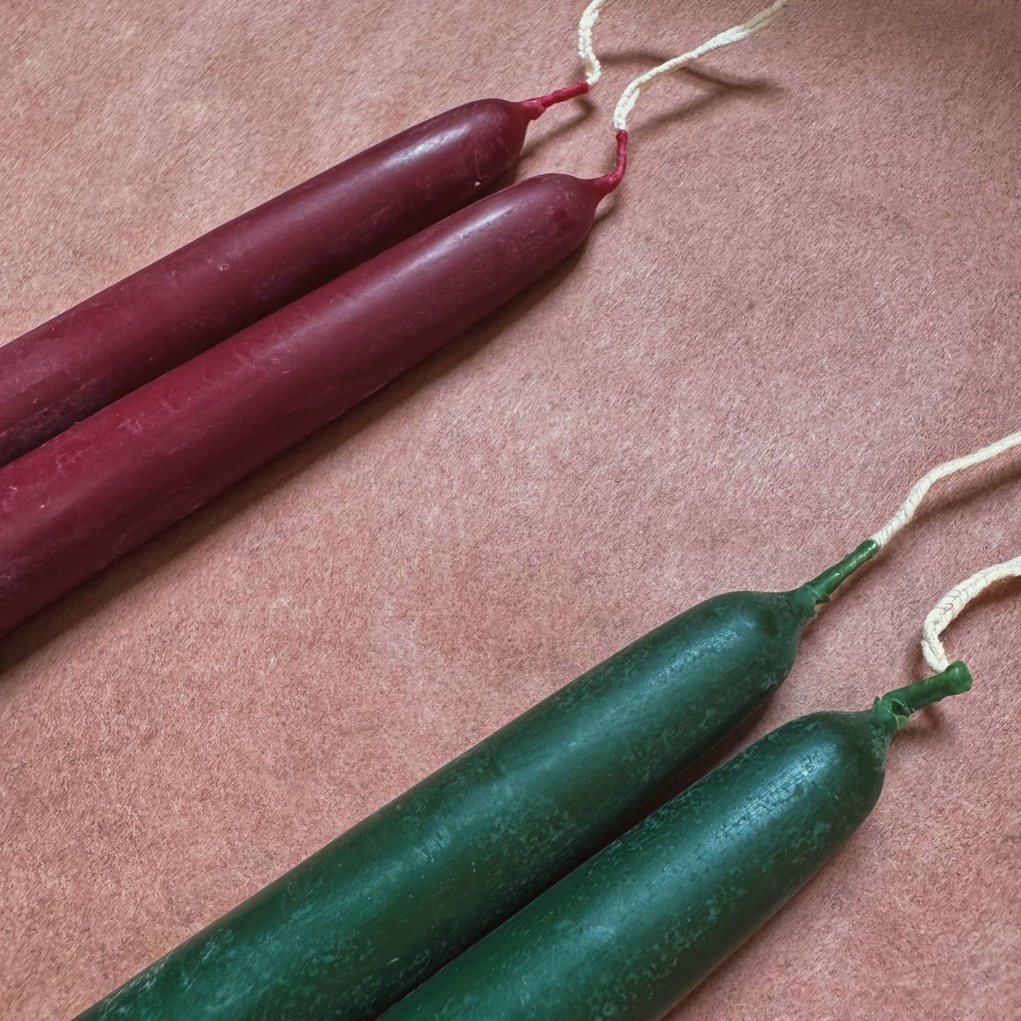 Beeswax Taper Candles