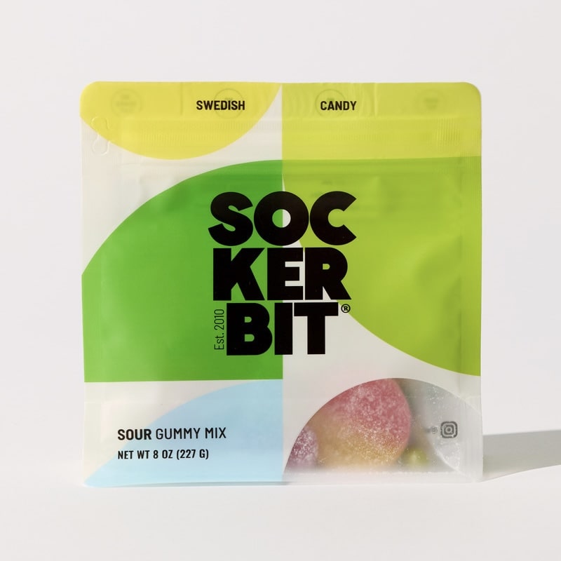 Swedish Sour Gummy Candy Mix