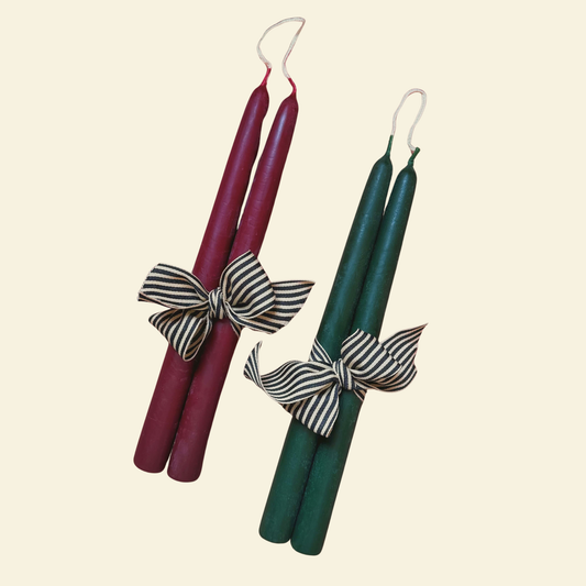 Beeswax Taper Candles