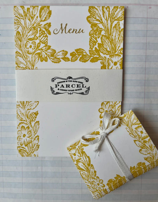 Floral Stamp Host Stationary