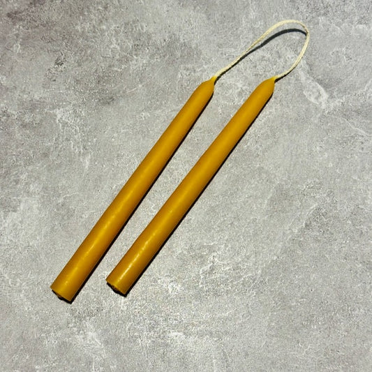 Beeswax Taper Candles