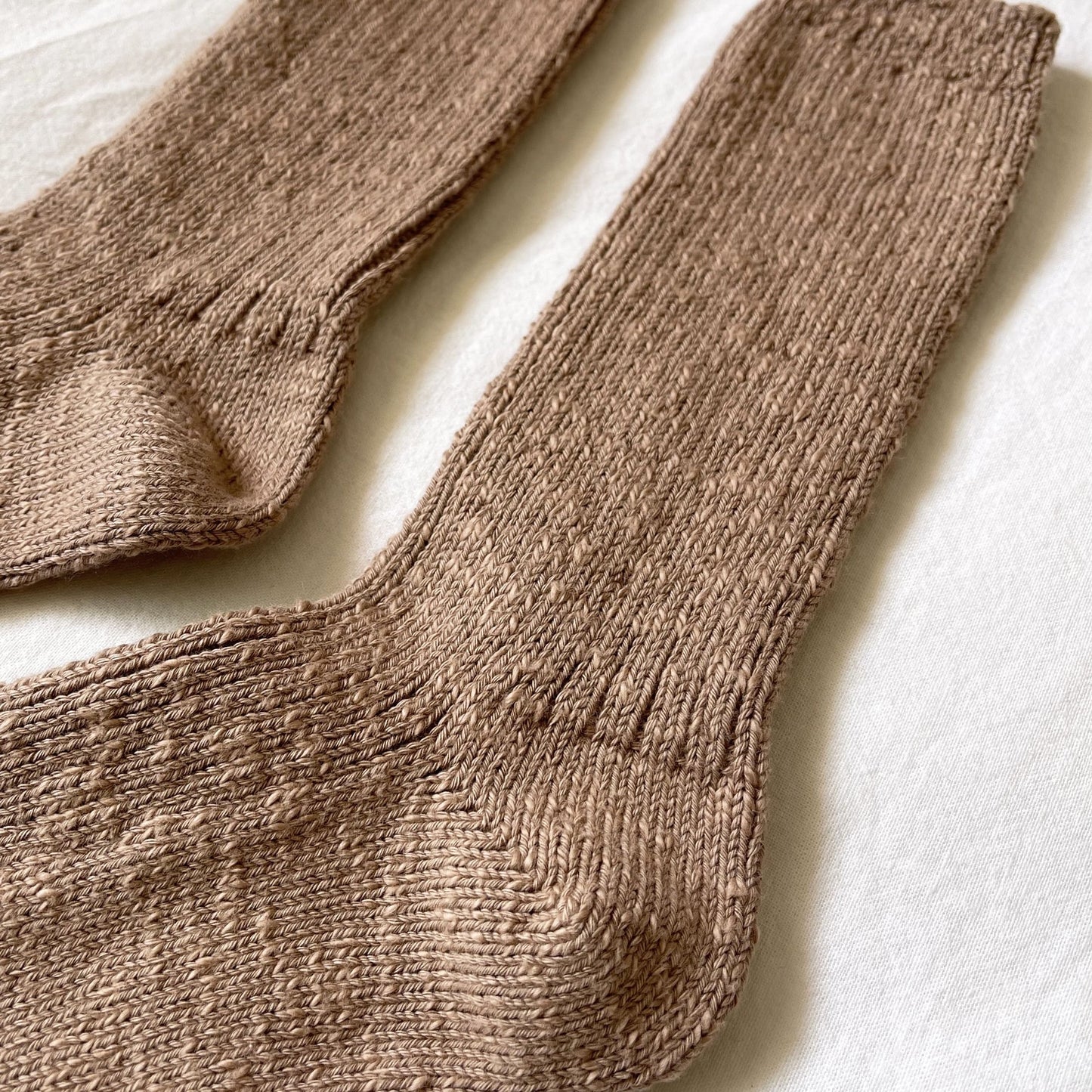 Toffee Cotton Cottage Socks