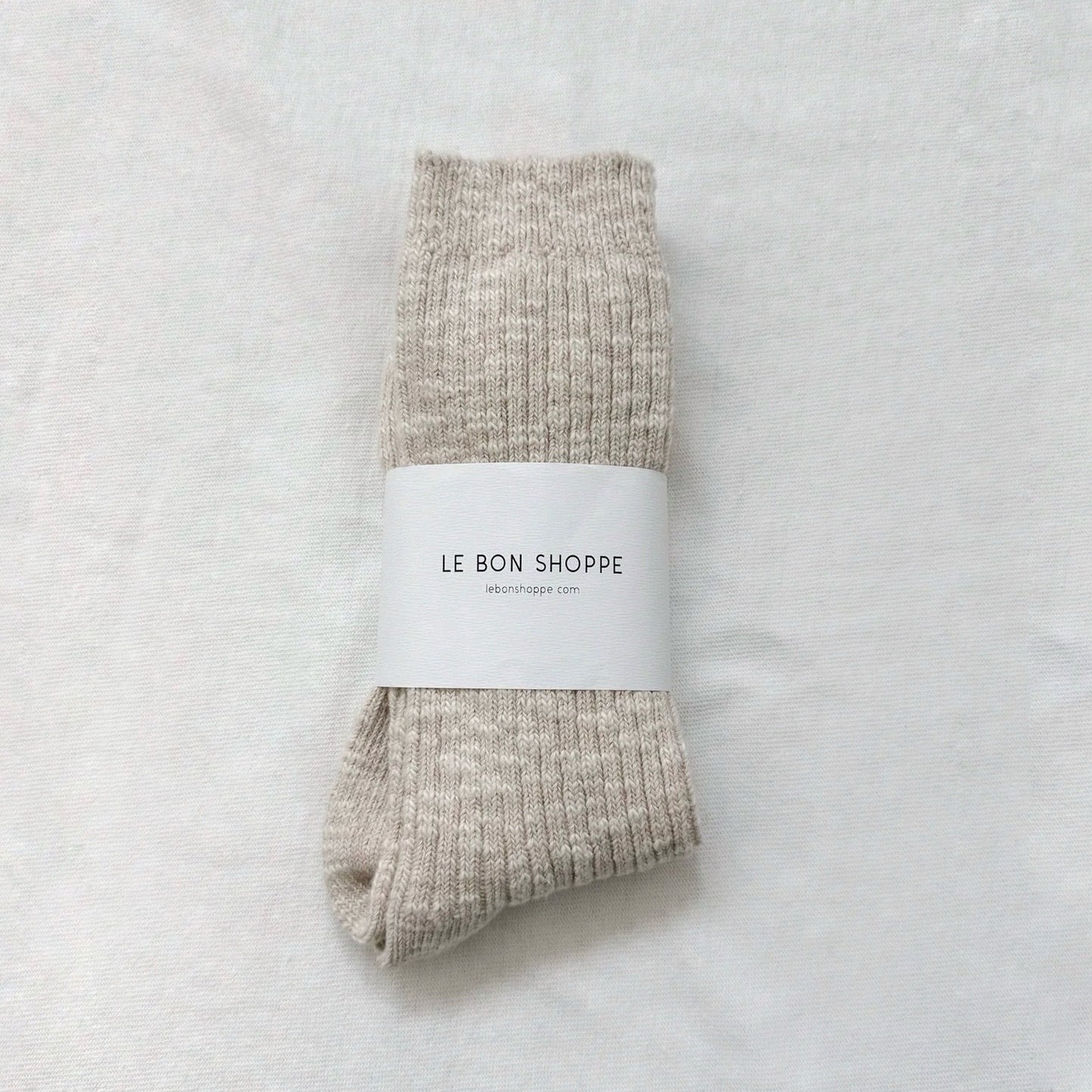 Oatmeal Cotton Cottage Socks