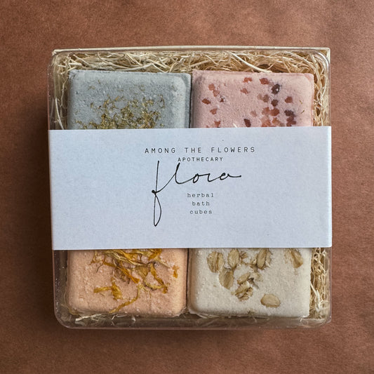 Flora Bath Cubes