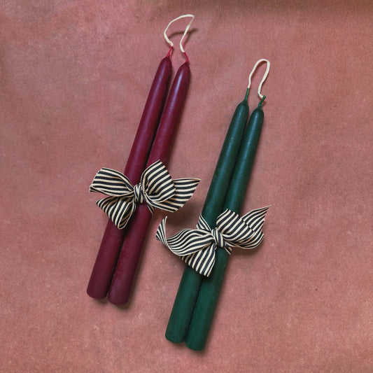 Beeswax Taper Candles