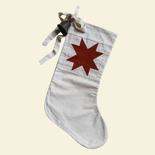Burgundy Heirloom Quilted Stocking