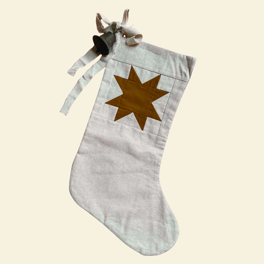 Copper Heirloom Quilted Stocking