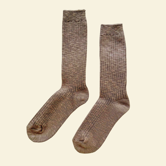 Flax Cotton Cottage Socks
