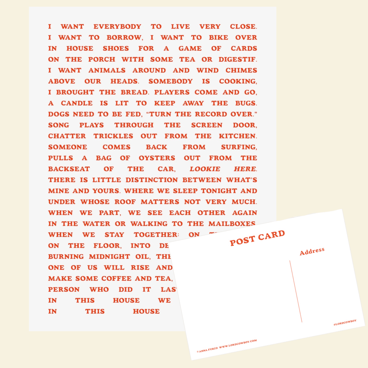 A Well Spent Life Postcard