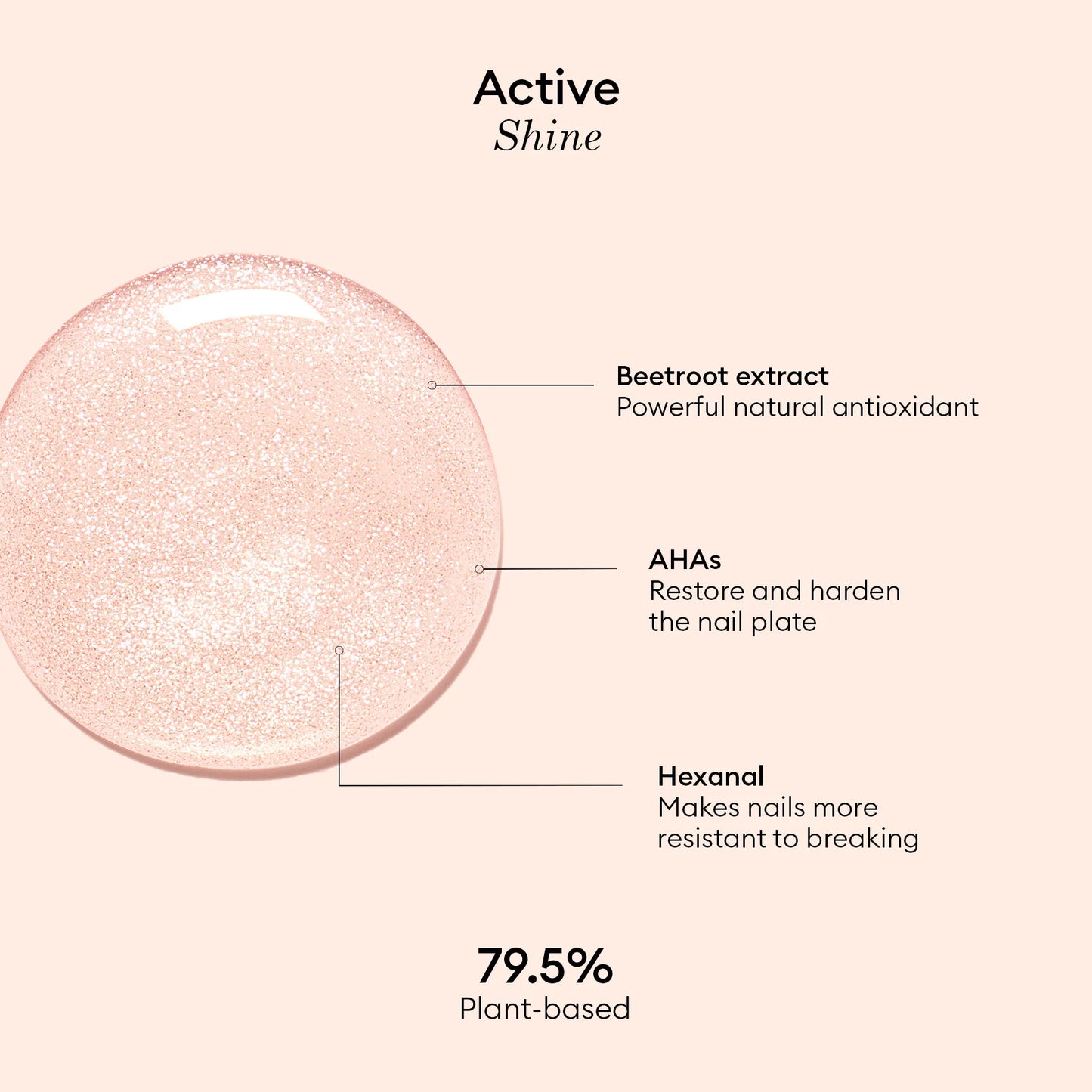 Active Shine Pearlescent Sheer Polish