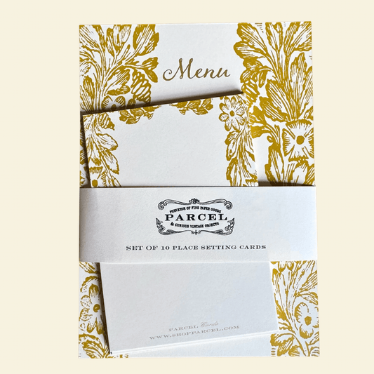 Menu & Placecard Set