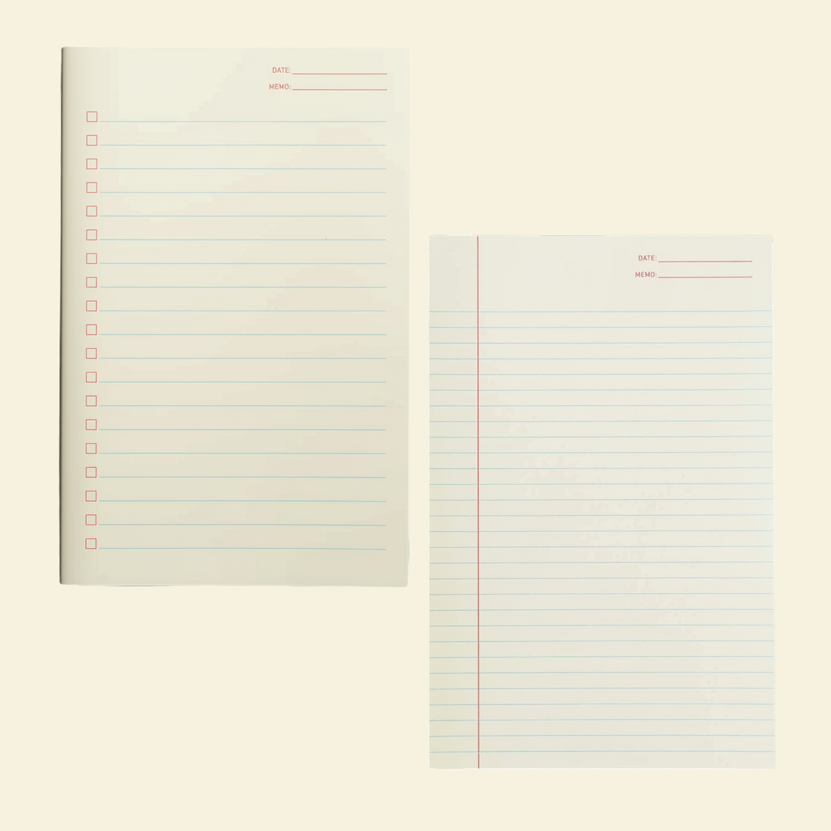 Lined & Checklist Task Pads