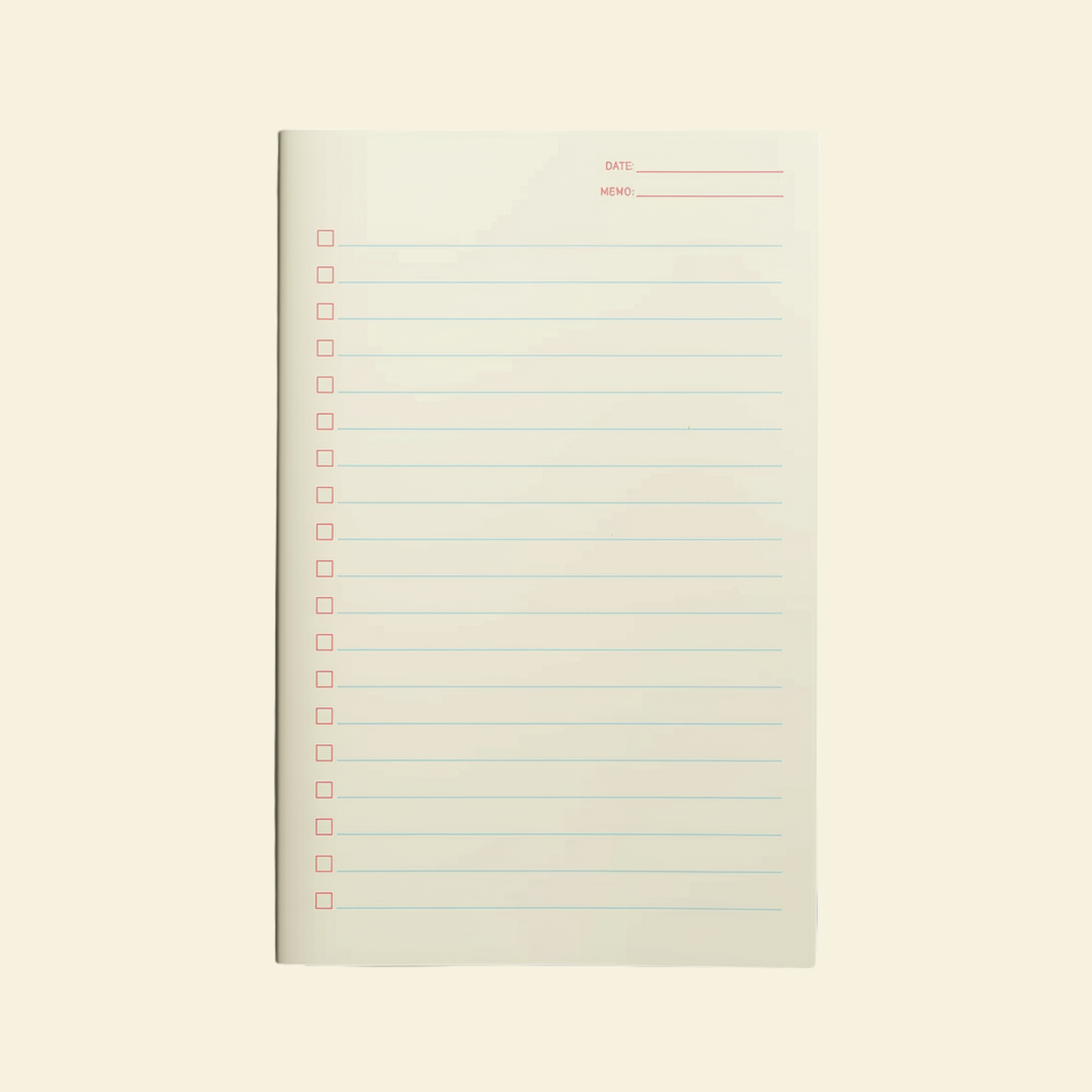 Checklist Notepad