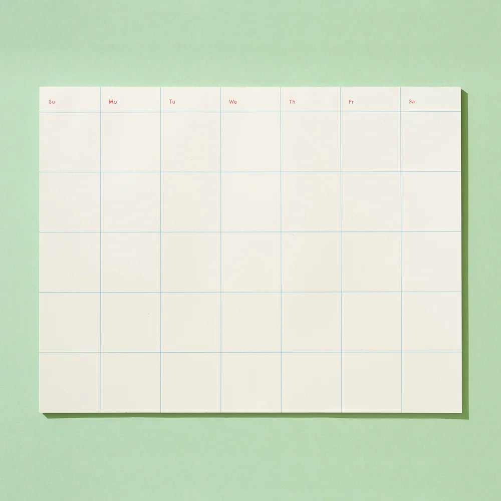 Open-Dated Weekly & Monthly Calendar Notepads