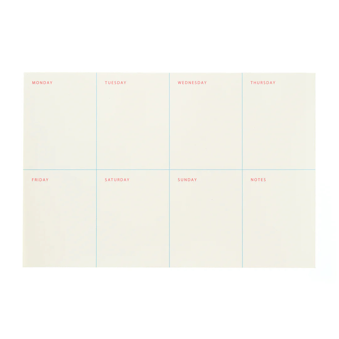 Open-Dated Weekly & Monthly Calendar Notepads