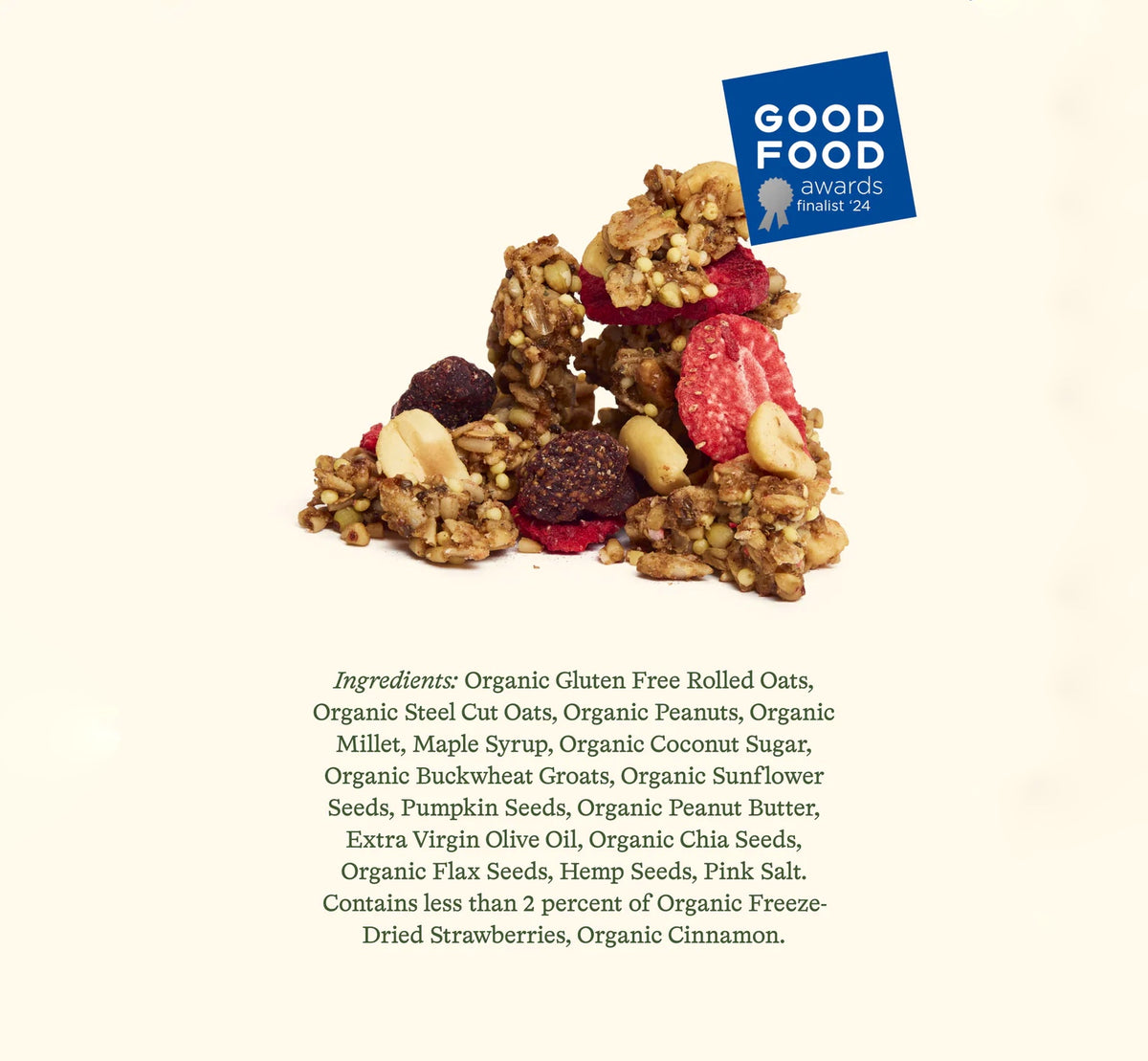 Strawberry & Salty Peanut Granola