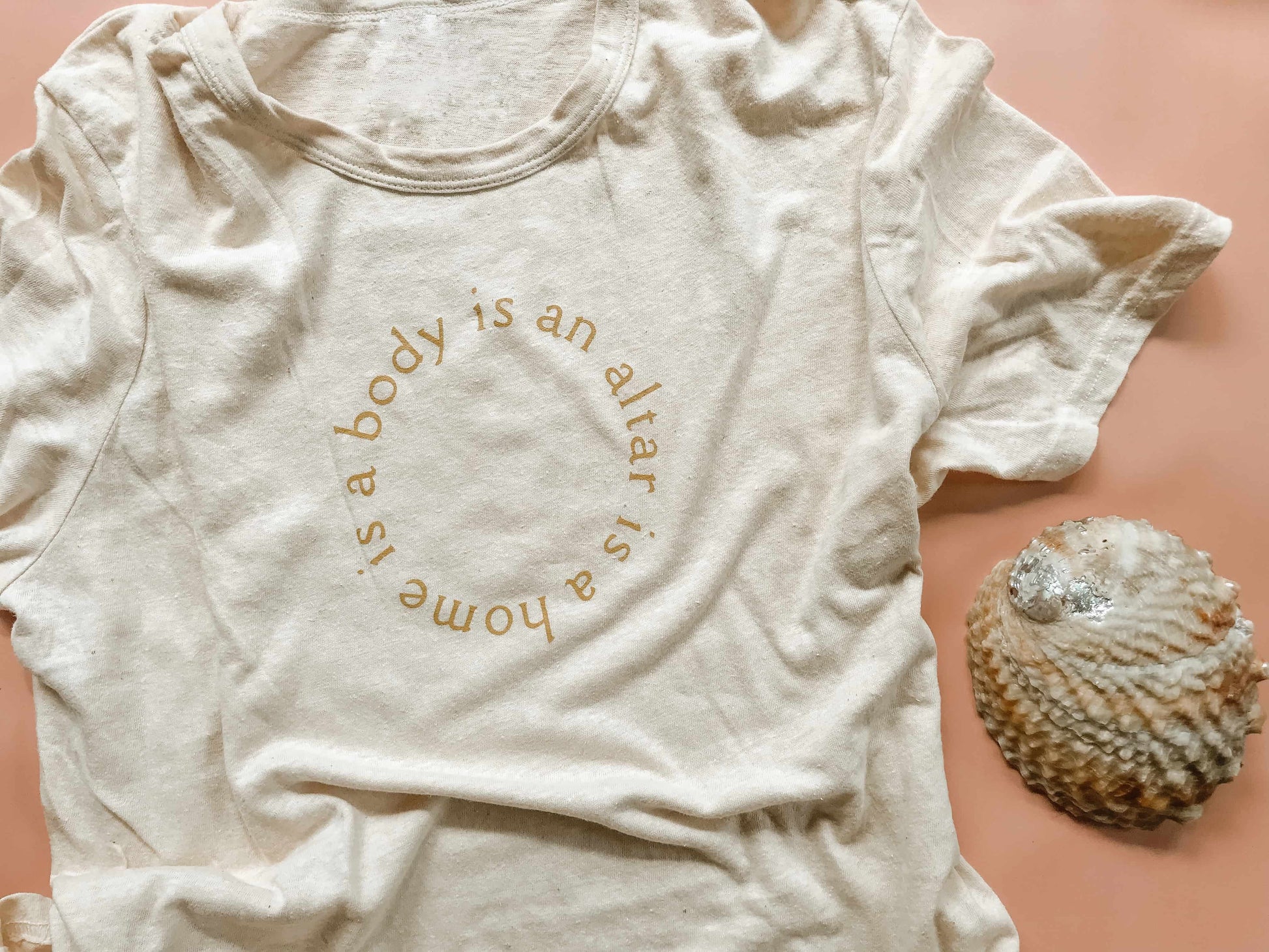 Hina Luna's undyed Body Altar Home tee